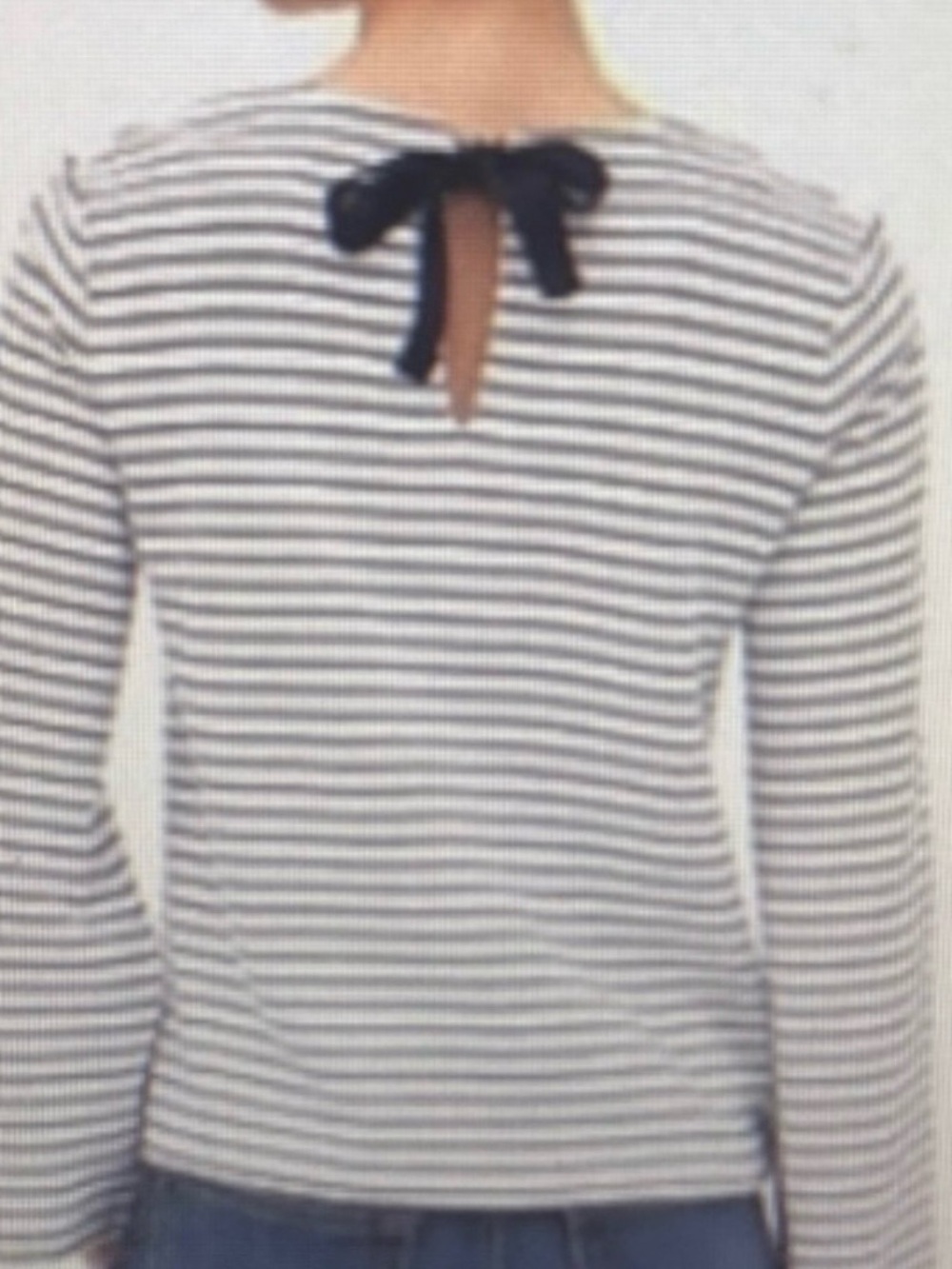 Banana Republic Bow Back Bell Sleeve Top EUC